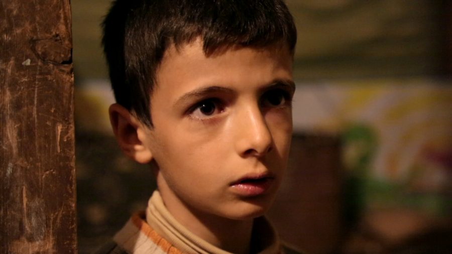 One of the child refugees interviewed for This is Exile. Image by MAKE Productions.