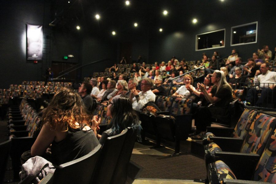 The audience during Jackson applauding and awaiting for the Q&A session during the ACT Film Festival 2017 Photo credit: Christian Johnson