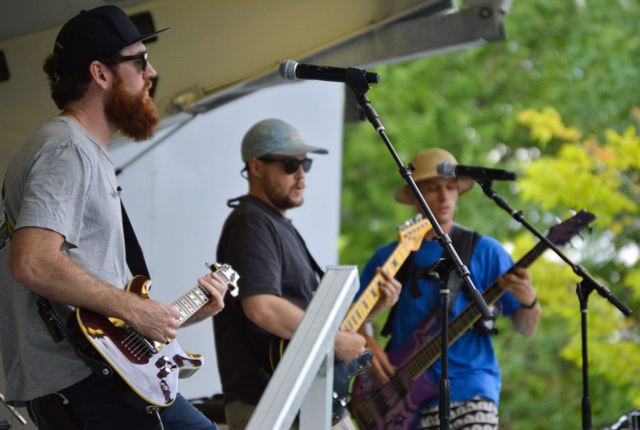 Tatanka performs at the second weekly Lagoon Summer Concert Series performace of the summer. Photo by Olive Ancell | Collegian