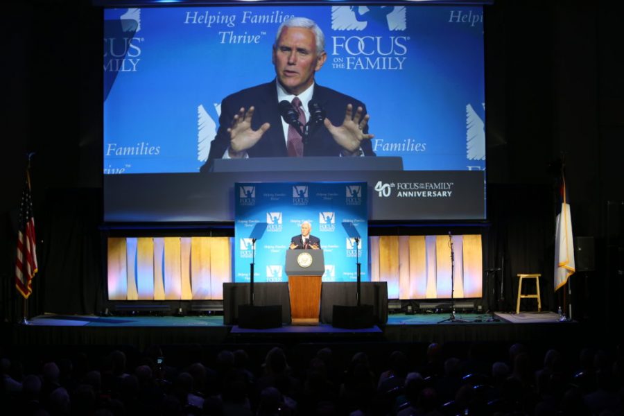 VP Mike Pence speaks at Focus on the Familys 40th anniversary celebration