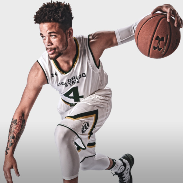 Kevin Little poses for a CSU marketing shoot. Credit: CSU Athletics