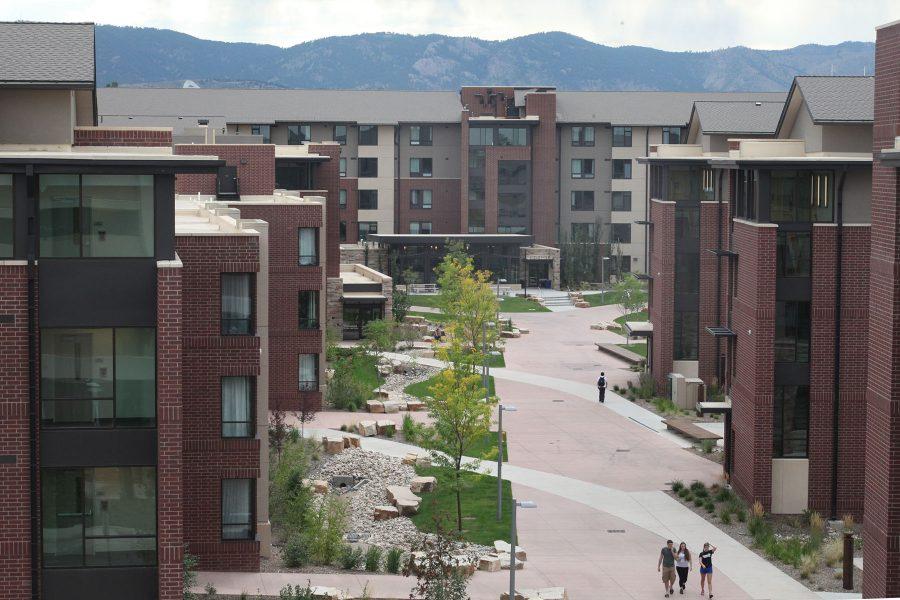 The Aggie Village Apartments on the North side of CSUs campus are the newest of the apartment options for students searching for a place to live. (CJ Johnson | Collegian)