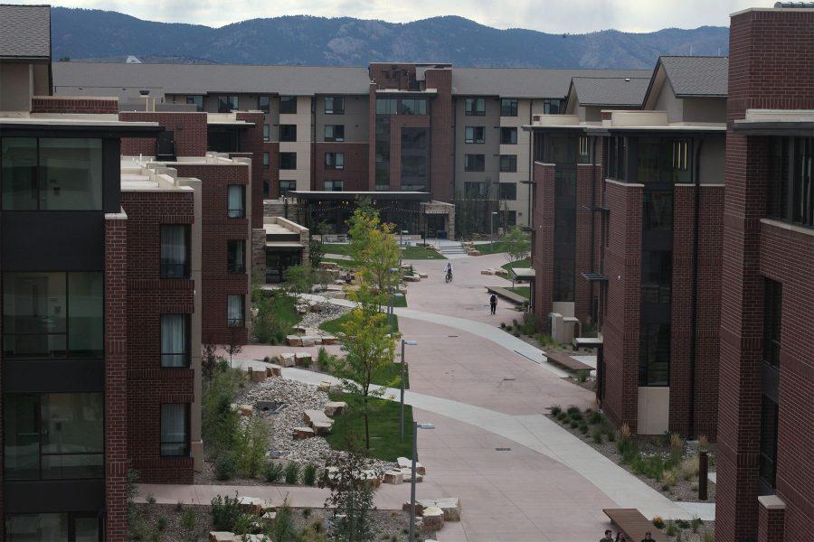 The Aggie Village Apartments on the North side of CSUs campus are the newest and most popular of the apartment options for students searching for a place to live. (CJ Johnson | Collegian)