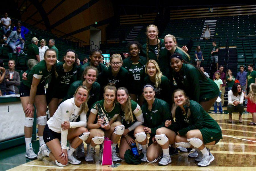 As the volleyball tournament concluded on Sunday September 10, 2017, CSU was the overall winner. During the Sunday game they swept the game versus Idaho Sate winning three consecutive sets. (Matt Begeman | Collegian)