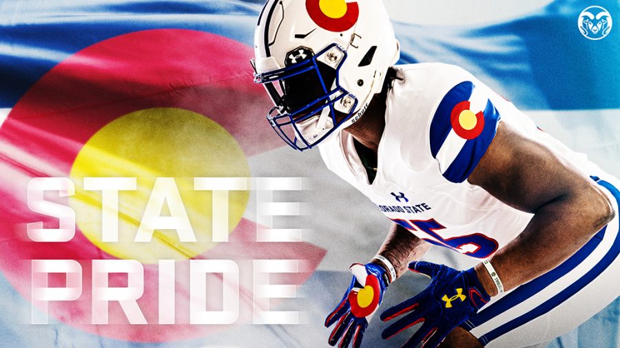 Colorado State released its State Pride uniforms in September. The Rams will wear them against Boise State on Saturday, Nov. 11. (Photo courtesy of CSU Athletics)