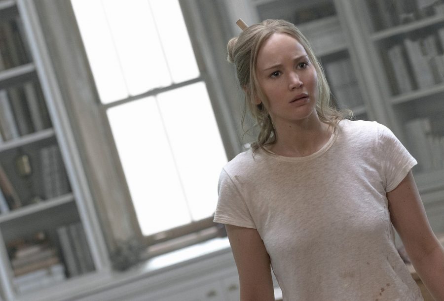 Jennifer Lawrence in the film, Mother! (Niko Tavernise/Paramount Pictures)