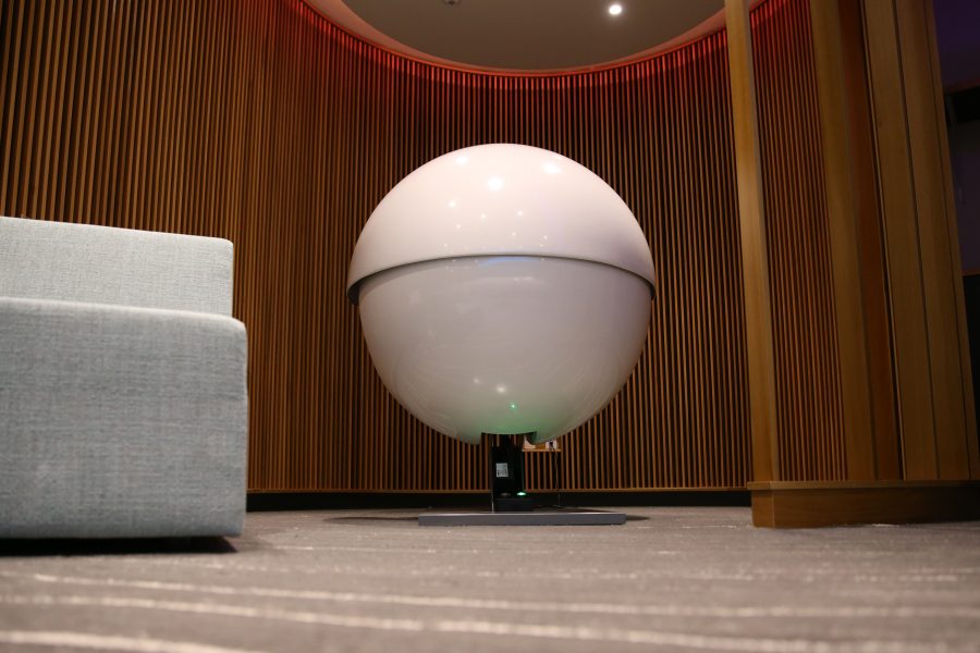 A Futuristic Nap Pod located in the new Health Center is available for reservations up to 24-Hours in advance. An entire relaxation room has been added to the New Health Center. (Elliott Jerge | Collegian)