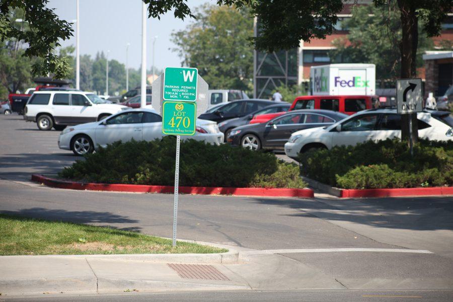 With less parking for students around the CSU Campus, the parking pass prices continue to rise even for those who live on campus and in the dorms. (CJ Johnson | Collegian)