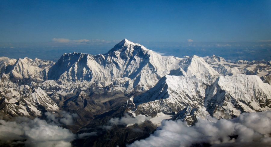 Mount Everest is the setting of High Crimes, Michael Kodass best-selling novel.  (Courtesy of Wikipedia)