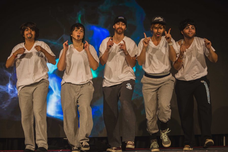CockRockin rams of FoCo performs at PRISM's annual fall drag show in the LSC. (Davis Bonner | Collegian)
