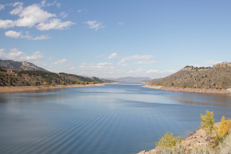 Horsetooth Reservoir on a fall day. (Jenny Lee | Collegian)