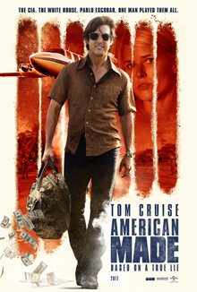 Tom Cruise is featured on the poster for "American Made"