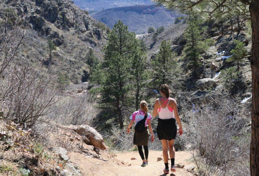 Hikers trek up a Colorado trail. (Collegian File Photo)