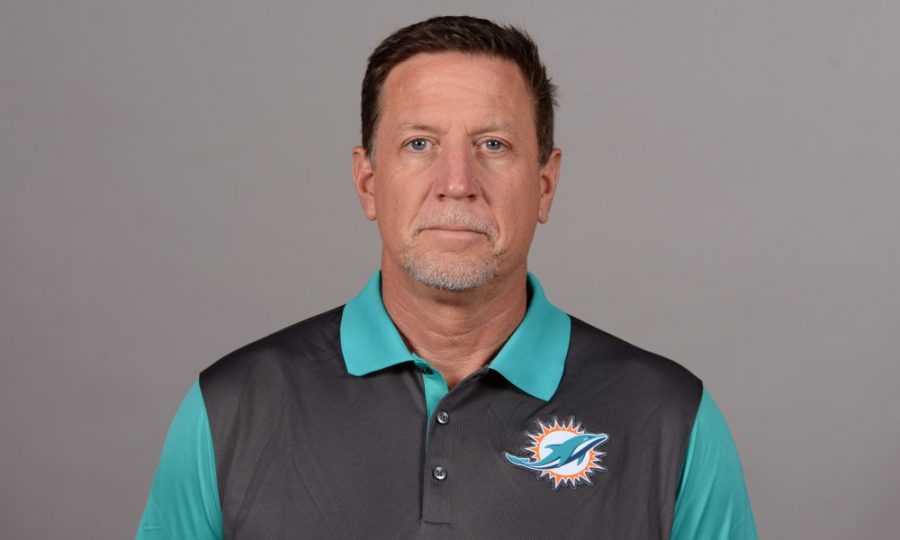 Former CSU assistant coach and current Miami Dolphins coach Chris Foerster. Photo courtesy of Associated Press. 