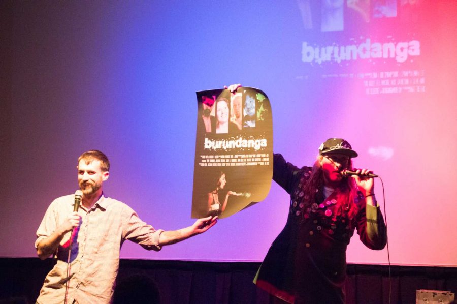 The film Burundanga won bst poster award at the Weekend Warrior Fiom Festival Saturday evening. Photo by Olive Ancell | Collegian