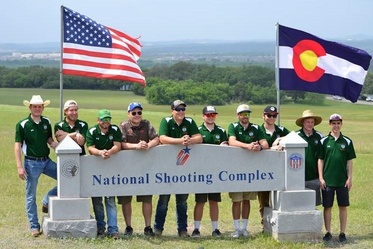 CSU Shotgun Sport Club at 2017 the ACUI National competition in San Antonio, Texas. (Provided by CSU Shotgun Club)