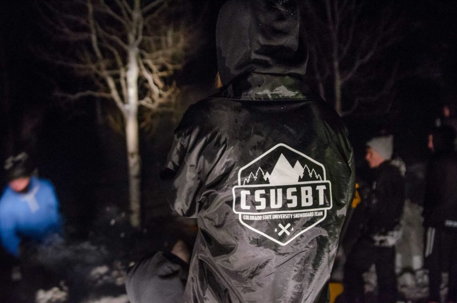 CSU Snowboarder shows off his jacket | Courtesy of Sarah Estill