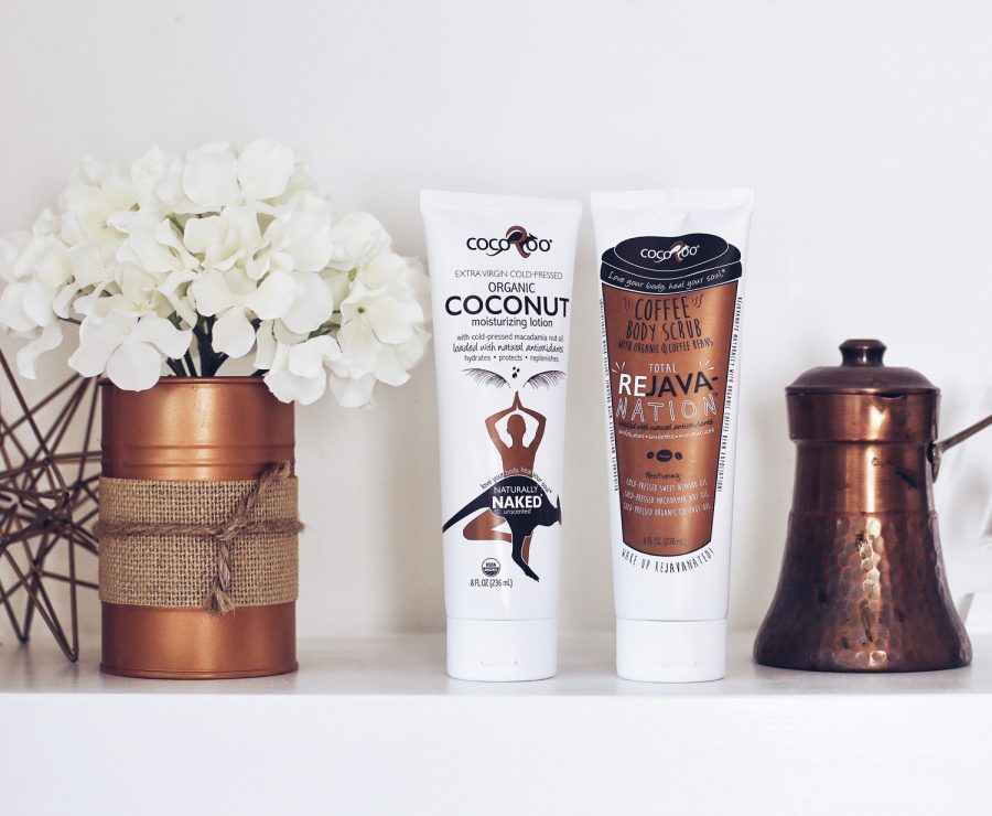 Lotion and body scrub products made by CocoRoo, a skincare line made by CSU alumna Jill Howarth, are sold locally at THe Cupboard. CocoRoo uses organic and edible ingredients in their three lotions and coffee body scrubs (Photo Courtesy of Jill Howarth) 
