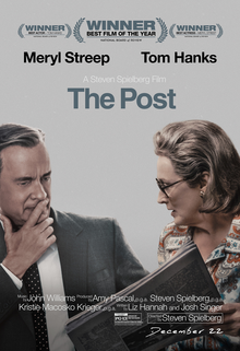 Tom Hanks and Meryl Streep adorn the poster for "The Post"