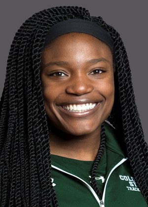 Jasmine Chesson poses for the Rams Track and Field media day. Chesson, a Fort Collins native, is off to a quick start in her college career. (Photo courtesy of CSU Athletics)