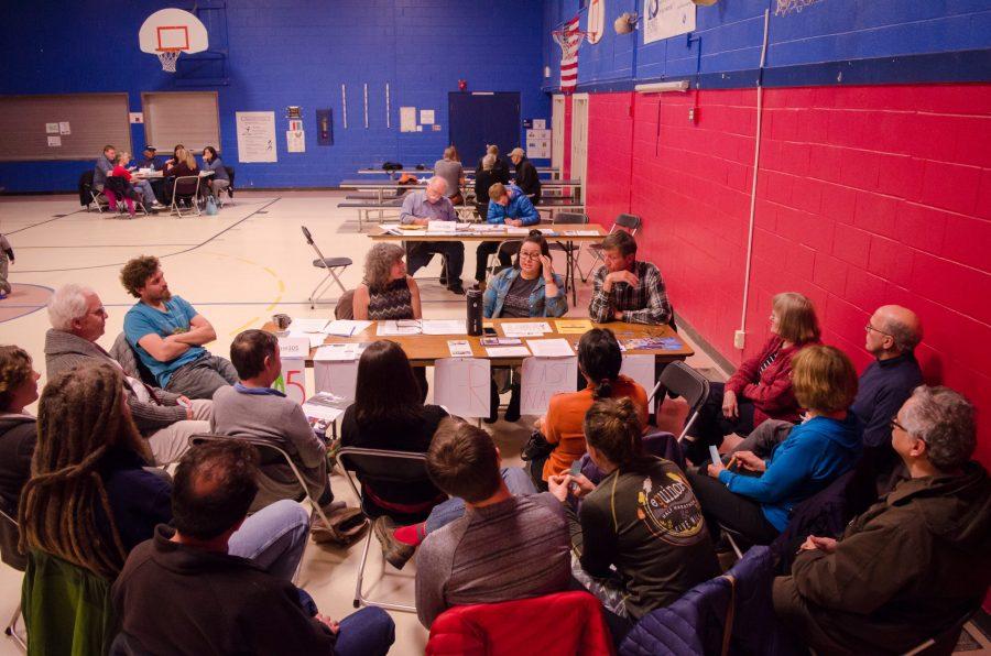 Fort Collins citizens of precinct 305 vote in the Democratic Caucus on Tuesday March 6, 2018. The caucus allows citizens to decide who of the gubernatorial candidates running makes it into the primary. (The Collegian file photo)