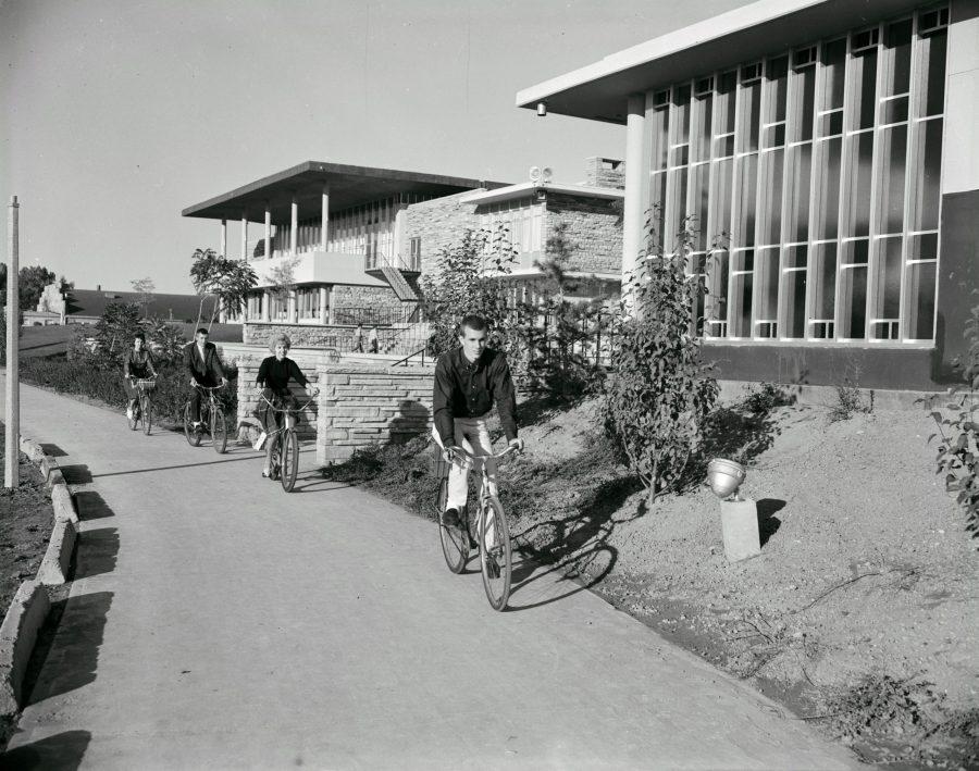 History of Biking on Campus, Sponsored by Recycled Cycles
