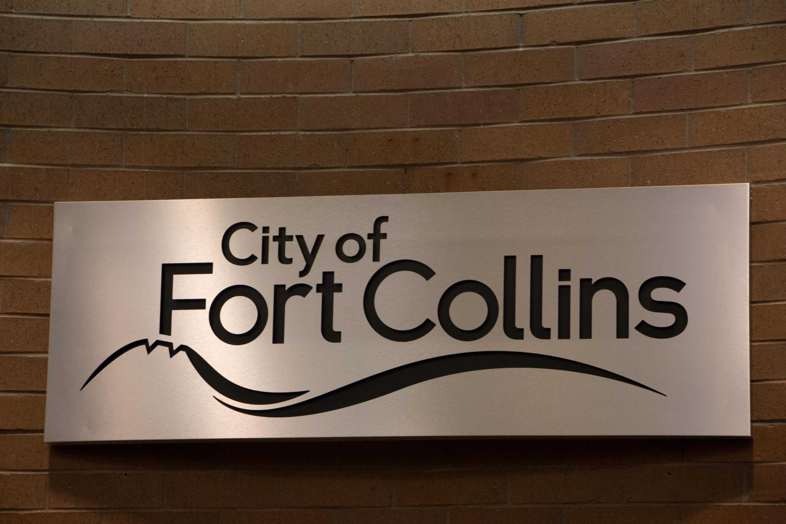 A sign that reads "City of Fort Collins."