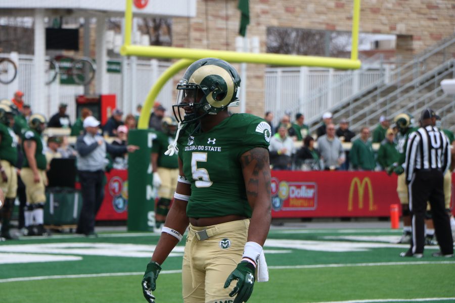 Marvin Kinsey Jr looks to his coach as he does warm up drills. (Devin Cornelius | Collegian)