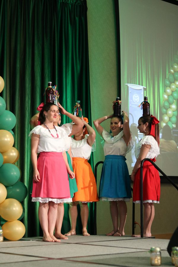 LASSD students prepare to preform a dance during the awards ceremony. (Devin Cornelius | Collegian)