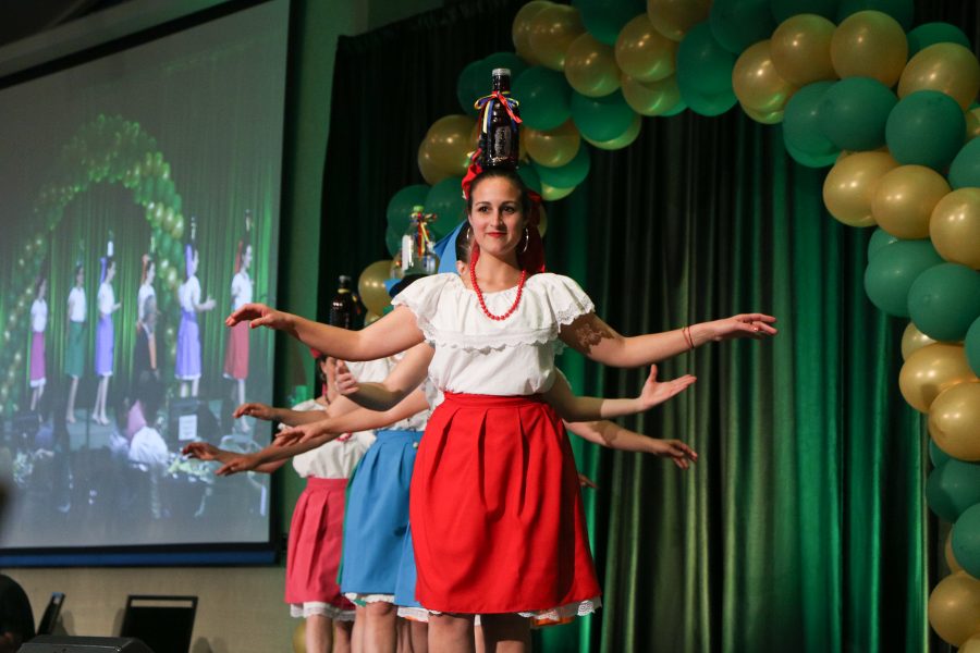 LASSD students preform a dance during the awards ceremony. (Devin Cornelius | Collegian)