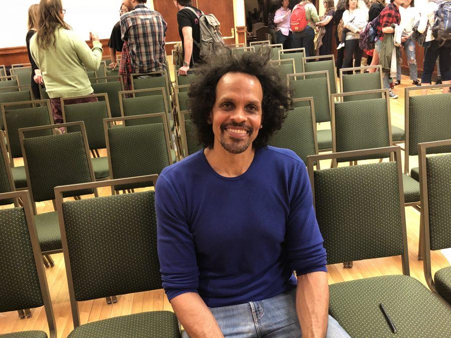 Poet Ross Gay offered laughs with his 