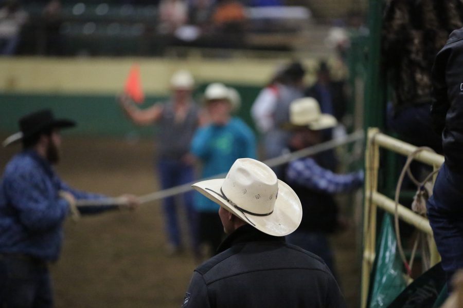 The 68th annual Skyline Stampede rodeo on April 7, 2018 at the B.W. Pickett Arena in Fort Collins.  (Forrest Czarnecki | The Collegian)