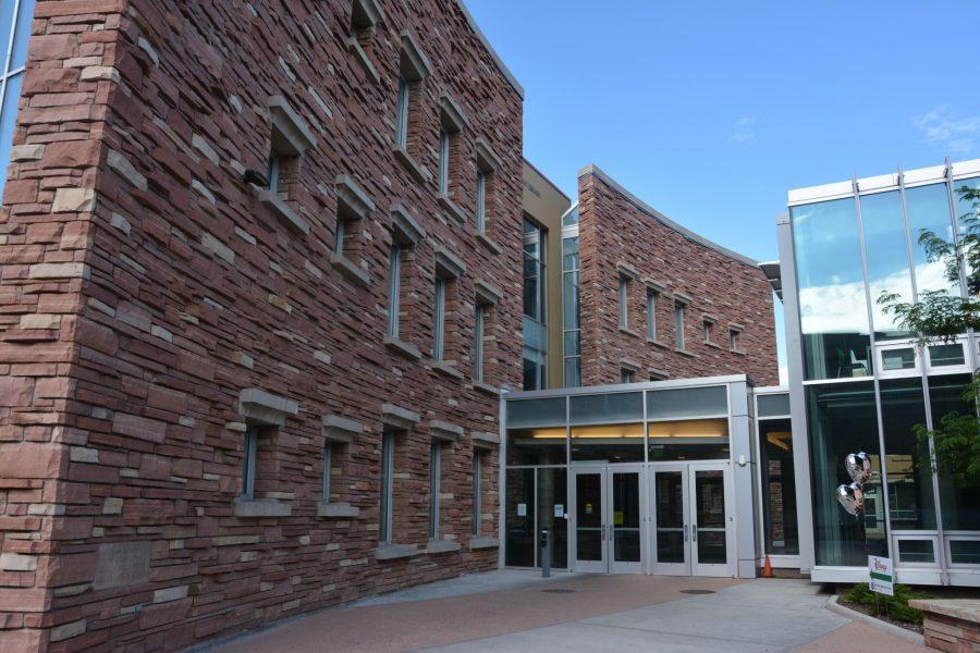 Colorado State University CSU campus Morgan Library.