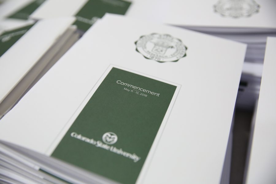 Colorado State University held the graduation ceremony for the College of Agricultural Sciences on May 12, 2018 at Moby Arena.  (Forrest Czarnecki | The Collegian)