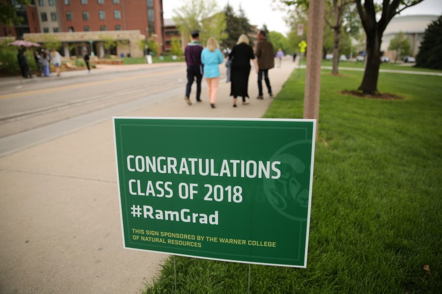 Colorado State University held the graduation ceremony for the College of Agricultural Sciences on May 12, 2018.  (Forrest Czarnecki | The Collegian)