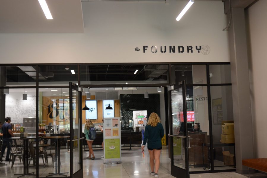 The newly opened Foundry is a combined version of Corbett and Parmalees dining halls. (Mackenzie Boltz | Collegian)