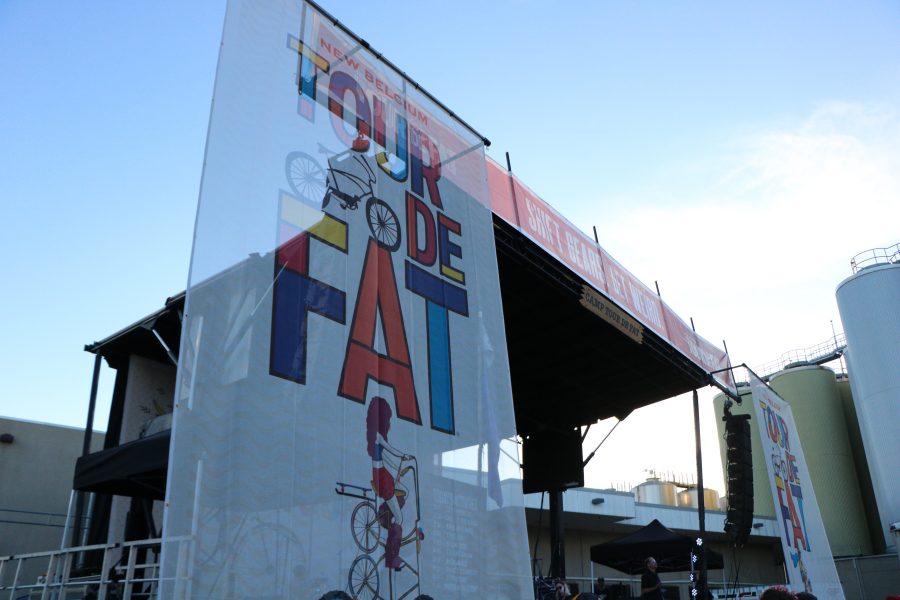 The Tour De Fat main stage while Phosphorescent performs. (Devin Cornelius | Collegian)