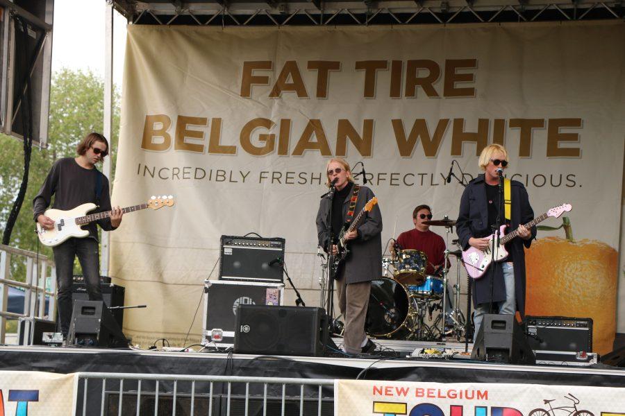 The Slow Caves as they perform at the Tour De Fat Concert. (Devin Cornelius |Collegian)