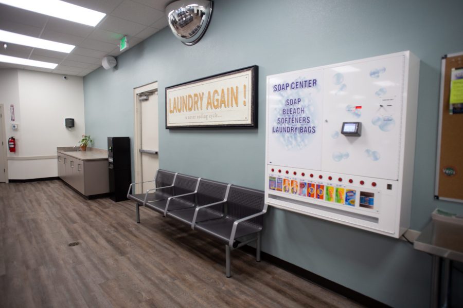 The Laundry Basket is a new launndry mat off of Elizabeth Street. (Anna Baize | Collegian)