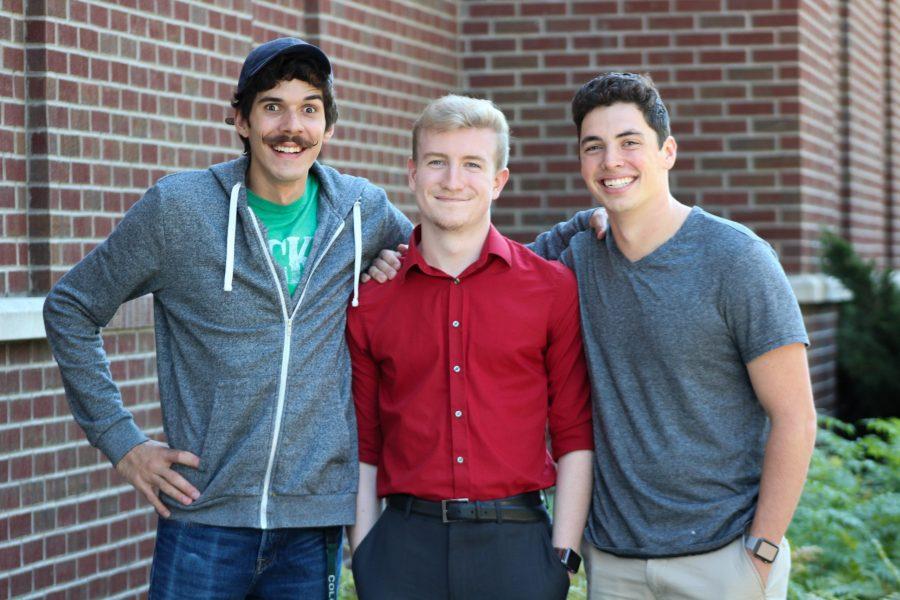 CSU students Dan Isaacs, Bradley Callahan, and Jake Cuddemi talk about their podcast, Quick Sidebar. Cuddemi said, We like to talk about things that interest us and that hopefully those that have similar interests as us would listen to it. Their episodes range anywhere from Spiderman to zombies, to sci-fi to pet peeves. (Clara Scholtz | Collegian)