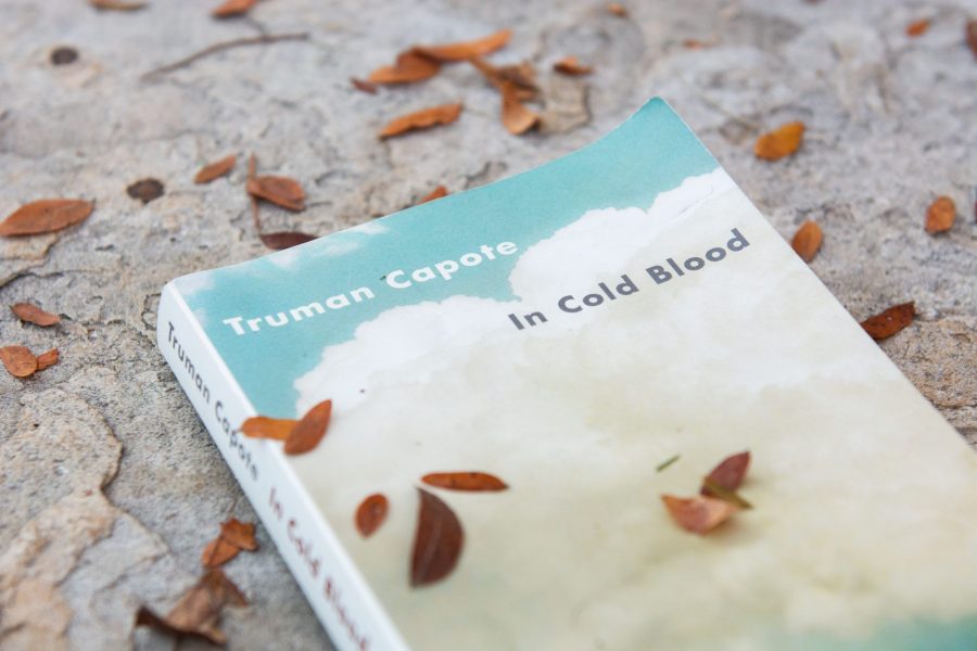 Truman Capotes captivating novel In Cold Blood is a great option for those who are spending the day inside (Colin Sheperd | Collegian). 