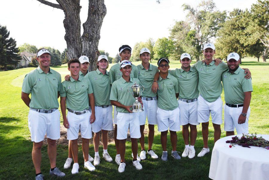 Colorado State University’s 2018-19 mens golf team at the Ram Masters Invitational at Fort Collins Country Club on Sept. 18, 2018. (Photo Courtesy of CSU Athletics)

