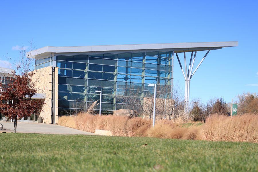 The Recreation center gets its distinctive look from the two 55 foot rock climbing towers that are housed within. (Devin Cornelius | Collegian)