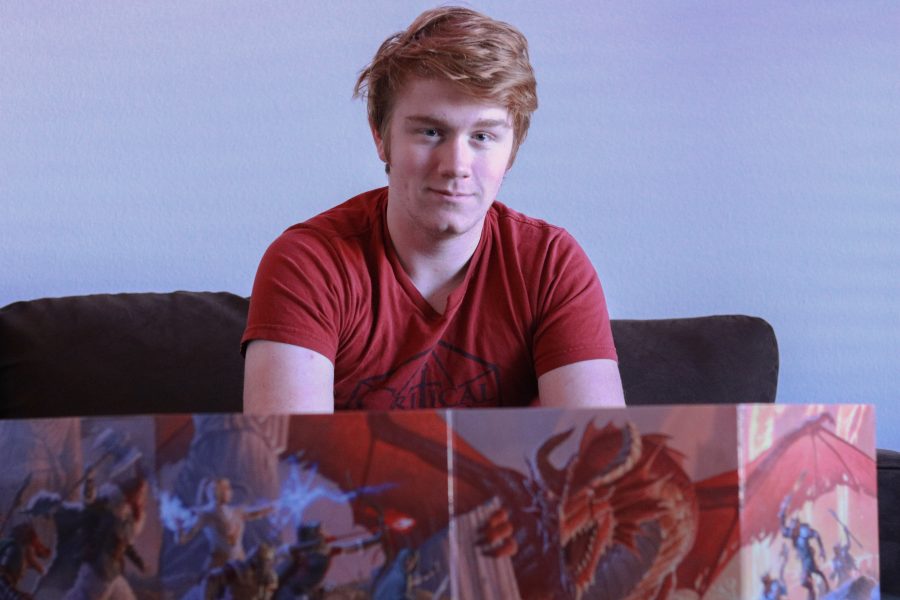 Cameron Walsh is a Sophmore here at CSU and when he's not working on school works he leads a group of adventurers into mysterious dungons filled with dangerous and evil creatures as their dungeon master. (Devin Cornelius | Collegian)