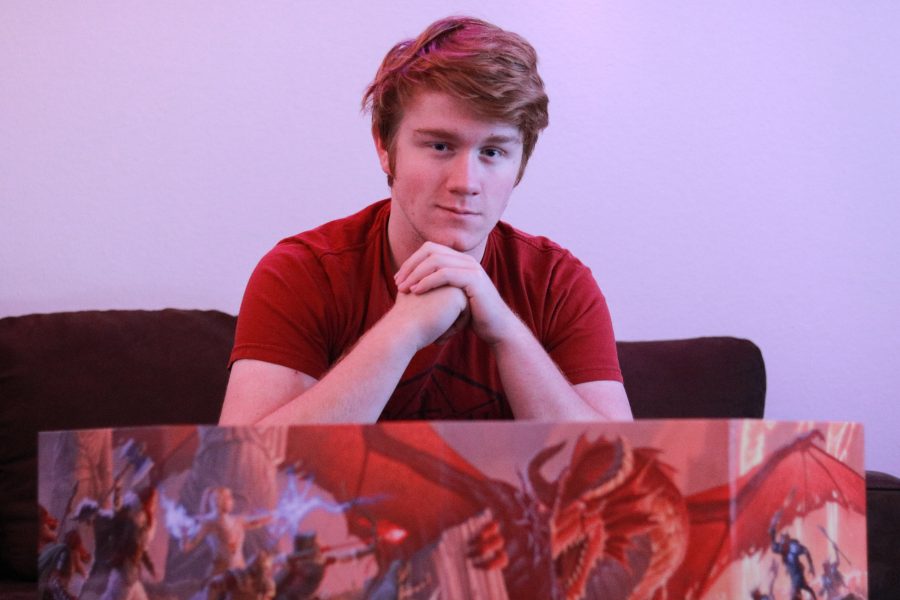 Cameron Walsh is a Sophmore here at CSU and when he's not working on school works he leads a group of adventurers into mysterious dungons filled with dangerous and evil creatures as their dungeon master. (Devin Cornelius | Collegian)