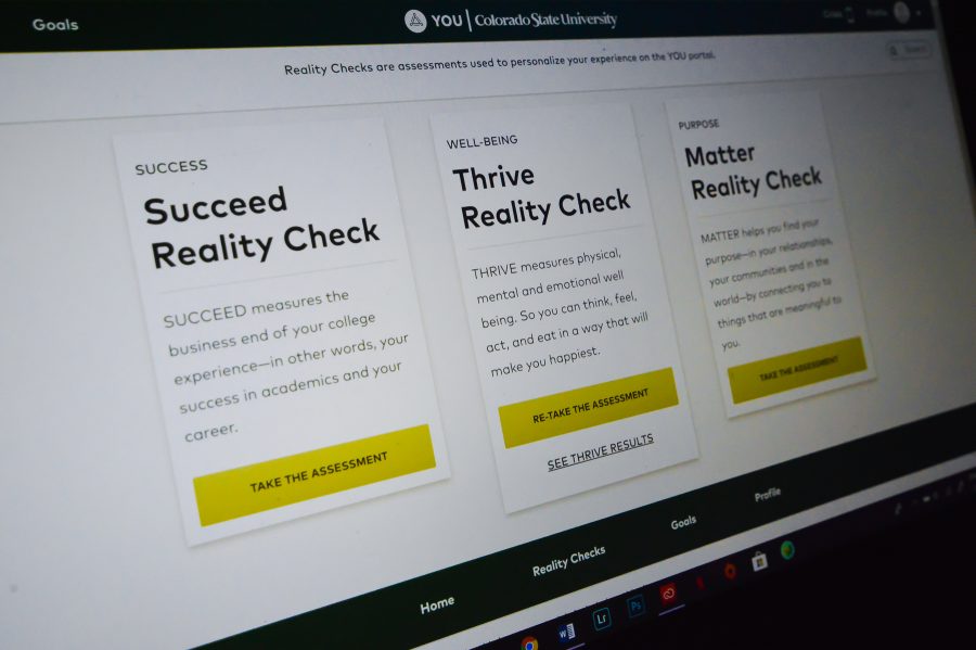 Reality Check quizzes are just a few of the many resources You@CSU has to offer. Students can use You@CSU by simply logging on with their EIDs. (Mackenzie Pinn | Collegian)