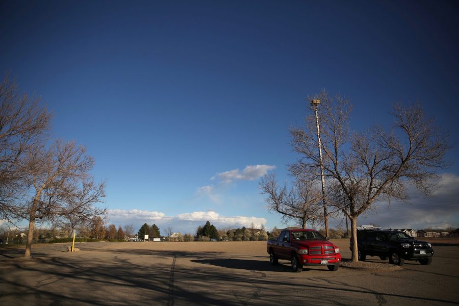 Cars are parked at the B.W. Pickett arena at CSU's Foothills Campus on Nov. 6, 2018. Colorado State University is considering implementing parking permits for the Foothills Campus starting in the fall of 2019, but there has been some pushback to the measure, including a petition against the proposed permit system.(Forrest Czarnecki | Collegian)