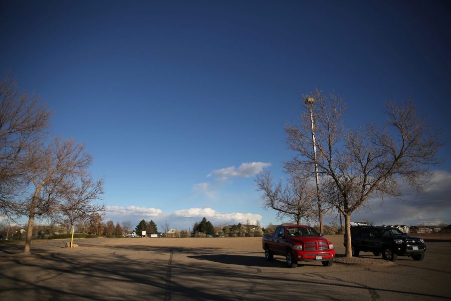 Cars are parked at the B.W. Pickett arena at CSUs Foothills Campus on Nov. 6, 2018. Colorado State University is considering implementing parking permits for the Foothills Campus starting in the fall of 2019, but there has been some pushback to the measure, including a petition against the proposed permit system.(Forrest Czarnecki | Collegian)