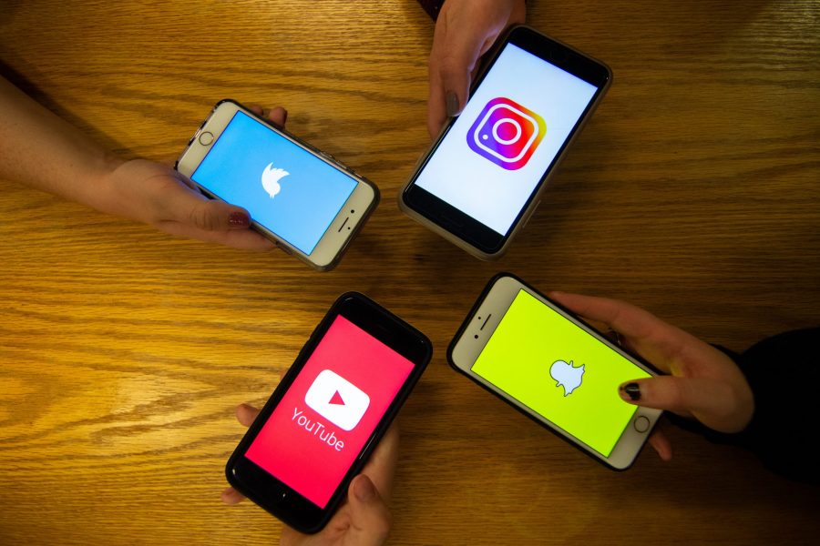 With the increase of availability of social media, fame seems more accessible than ever. (Photo illustration by Colin Shepherd | Collegian)