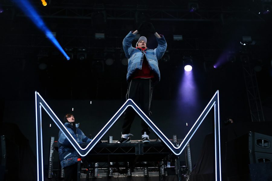 Louis the Child performs at X-Games Aspen 2019 at Buttermilk Mountain on the Geico Music Stage. (Elliott Jerge | Collegian)